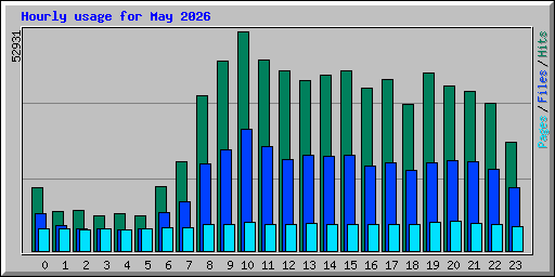 Hourly usage for May 2026